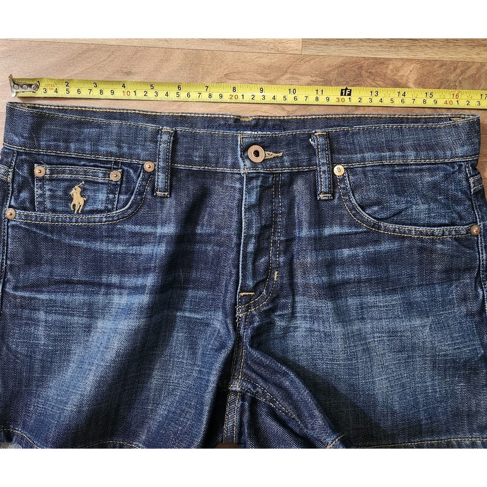 Ralph Lauren Sport Dark Wash Denim Jean Shorts Womens Size 29 - Picture 7 of 13